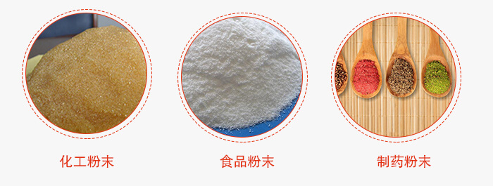 磁懸浮試驗篩適用物料：化工粉末，食品粉末，制藥粉末等。